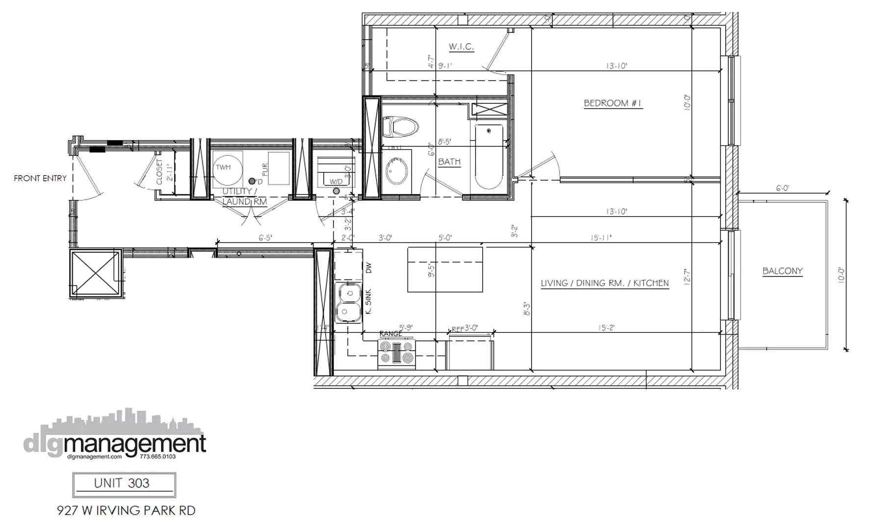 927 W Irving Park Rd, , 60613, USA 60613-unit#927-303-Chicago-IL