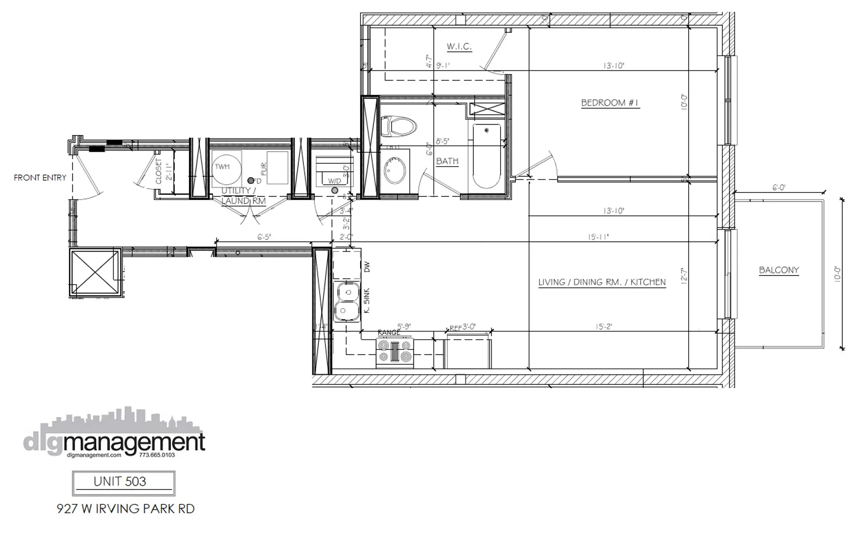 927 W Irving Park Rd, ,  60613, USA 60613-unit#927-503-Chicago-IL