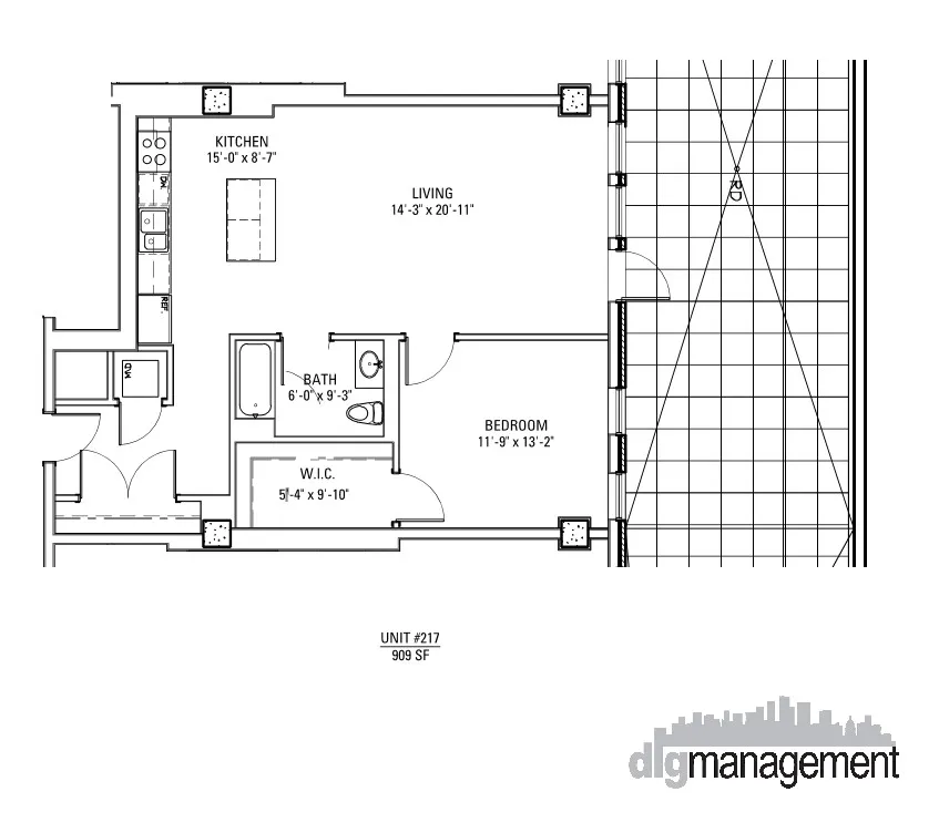 N Broadway, , , USA IL-unit#3833-217-Chicago-IL