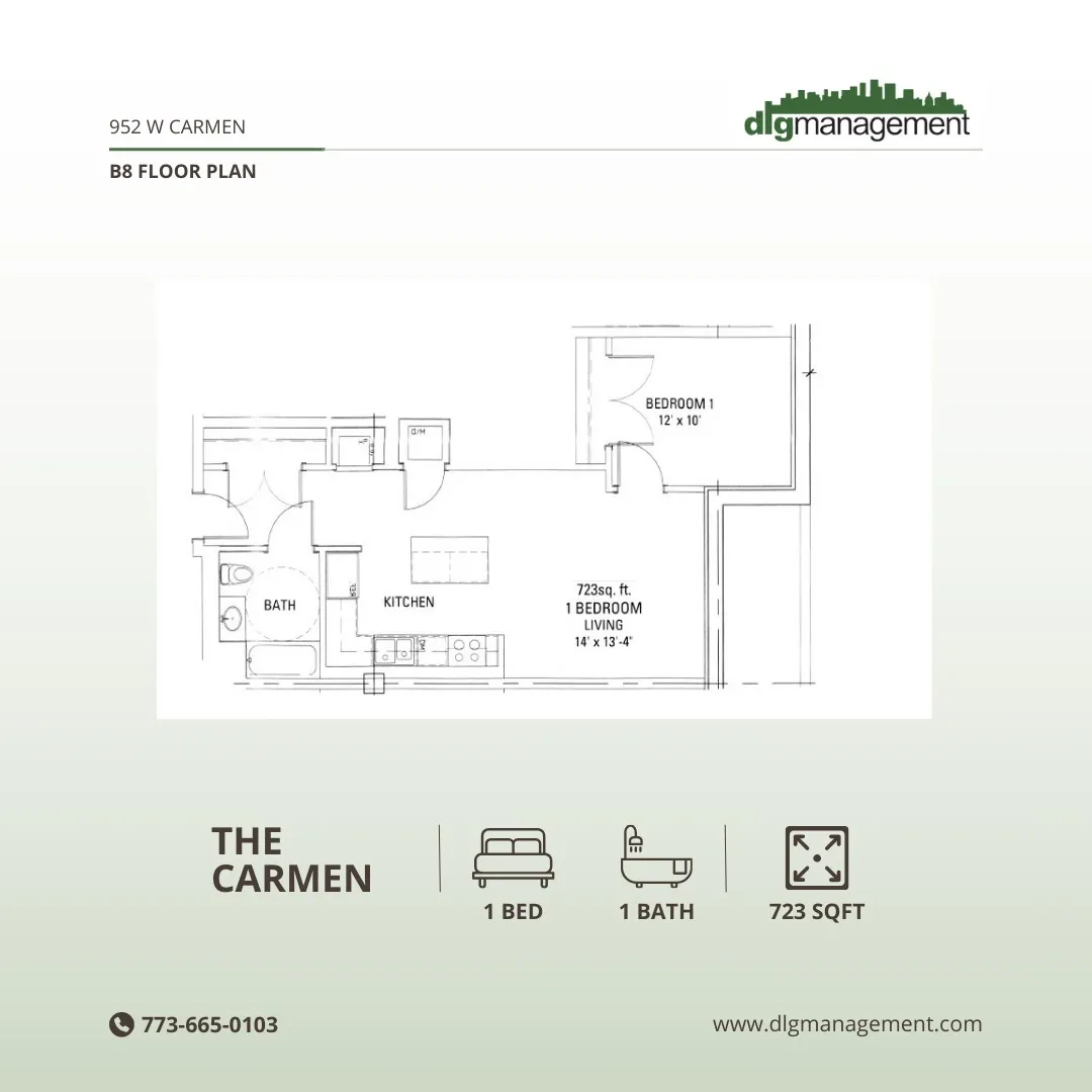 952 W Carmen Ave, ,  60640, USA 60640-unit#408-Chicago-IL