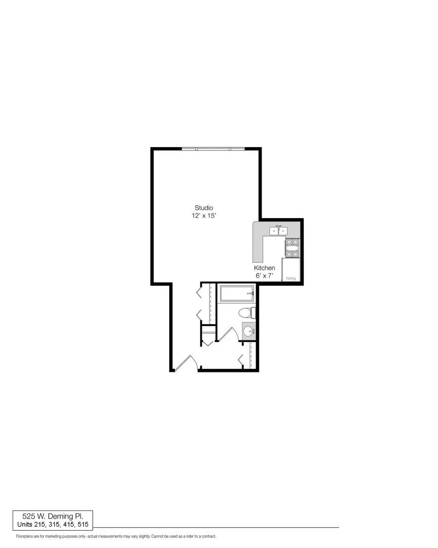 525 W Deming Pl, , 60614, USA 60614-unit#315-Chicago-IL