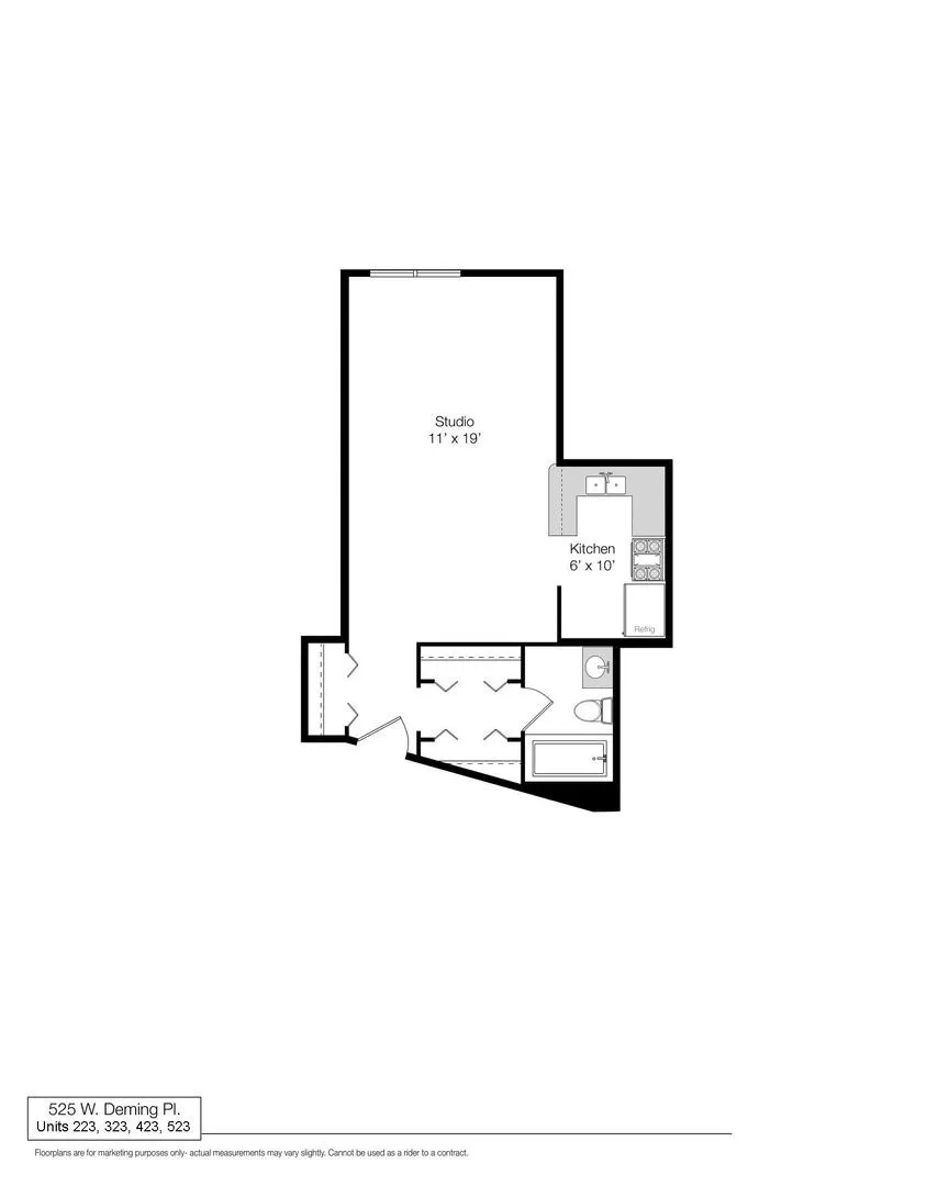 525 W Deming Pl, , 60614, USA 60614-unit#223-Chicago-IL