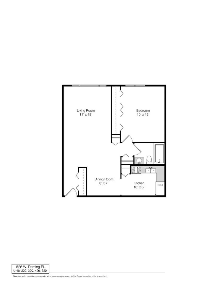 525 W Deming Pl, , 60614, USA 60614-unit#420-Chicago-IL