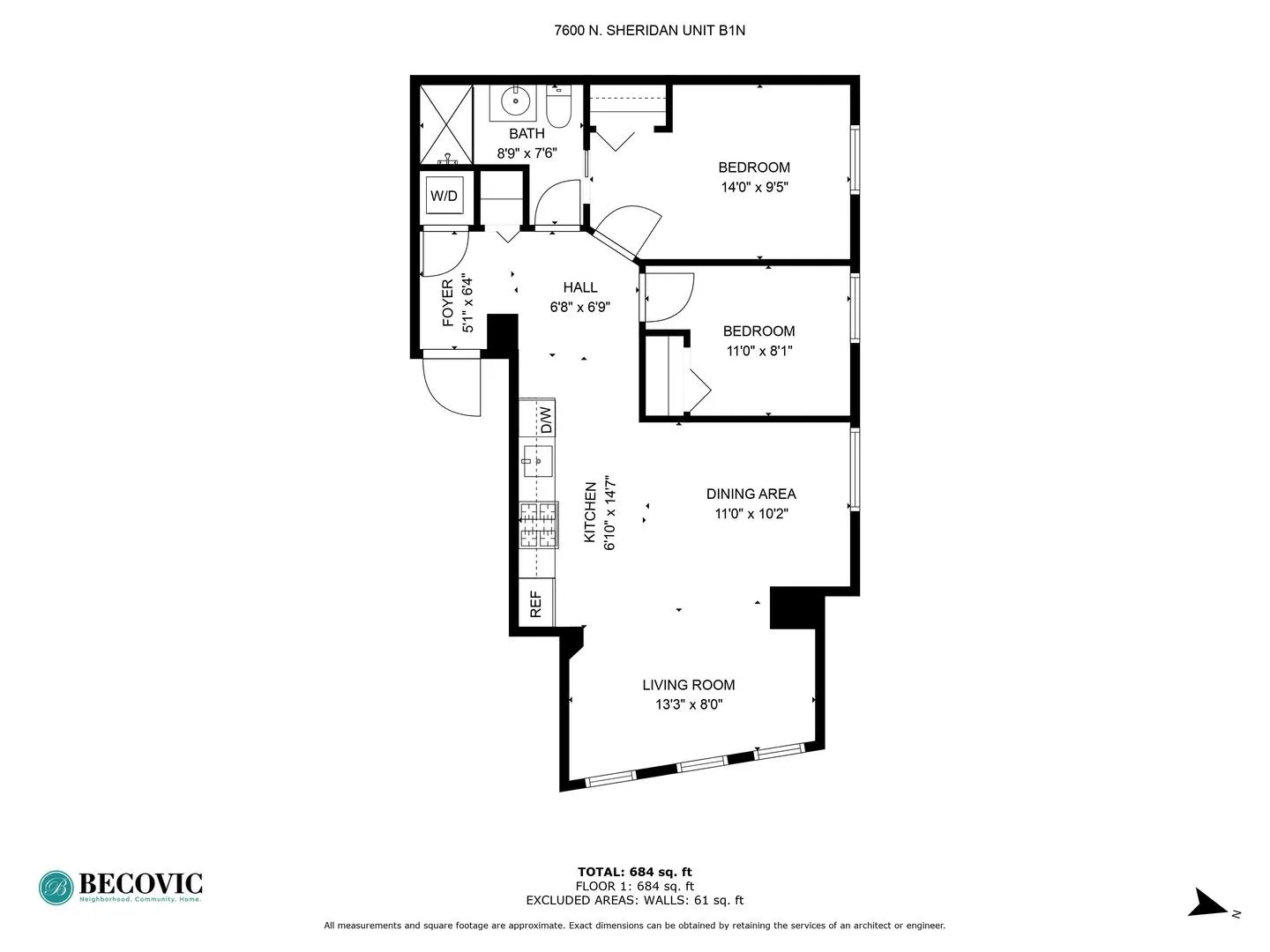 7600 N Sheridan Rd, ,  60626, USA 60626-unit#B1N-Chicago-IL