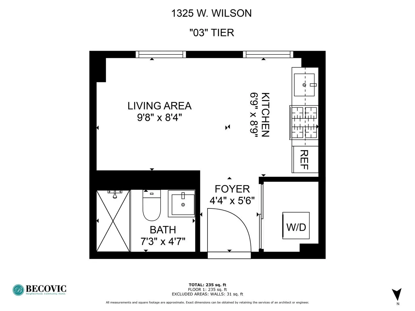 1325 W Wilson Ave, , 60640, USA 60640-unit#303-Chicago-IL