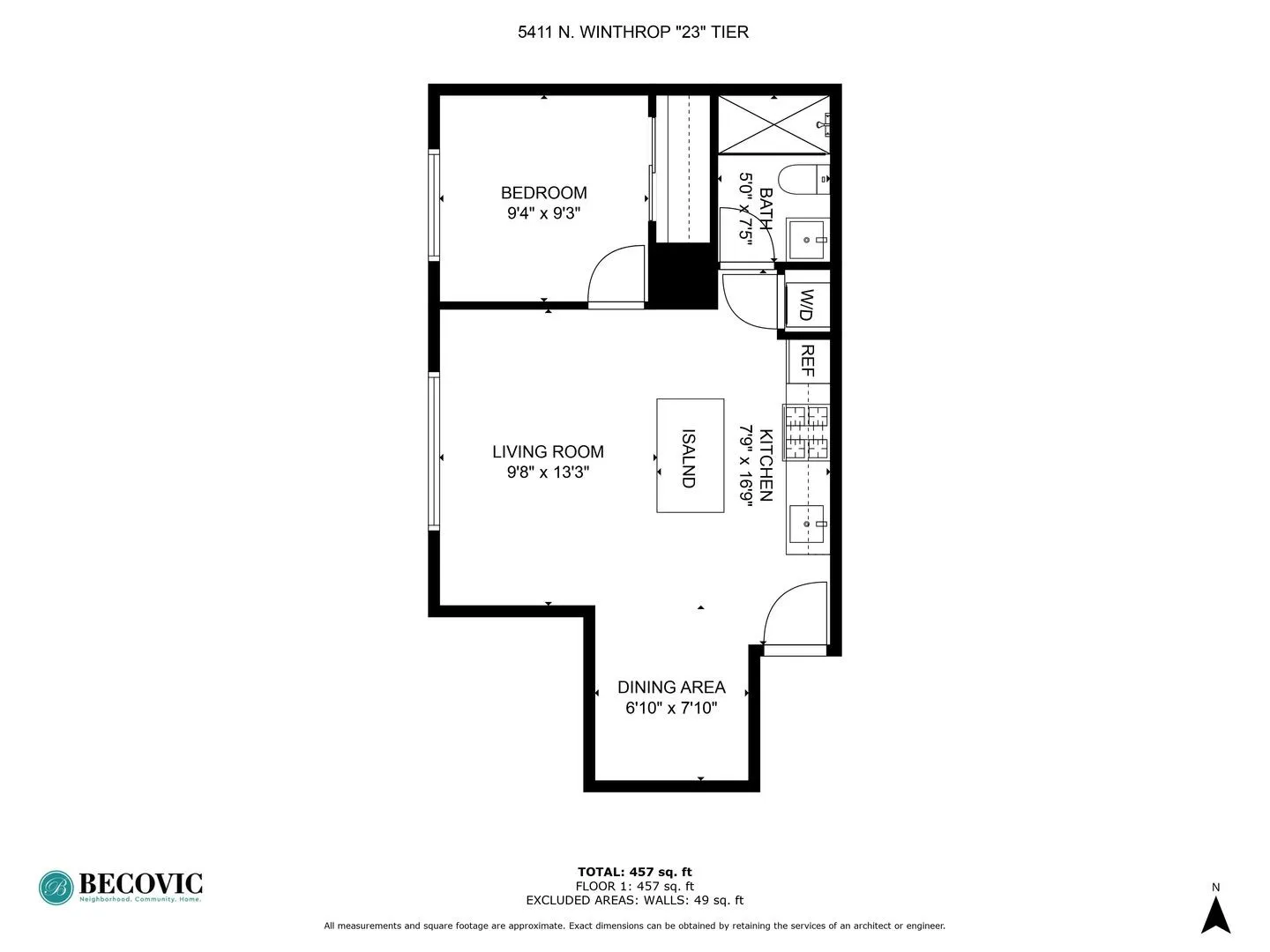 5411 N Winthrop Ave, , 60640, USA 60640-unit#523-Chicago-IL