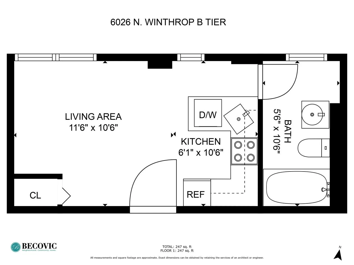 6026 N Winthrop Ave, ,  60660, USA 60660-unit#7B-Chicago-IL