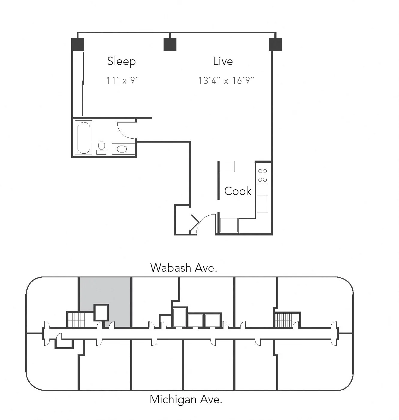 1212 S Michigan Ave, , 60605, USA 60605-unit#2009-Chicago-IL