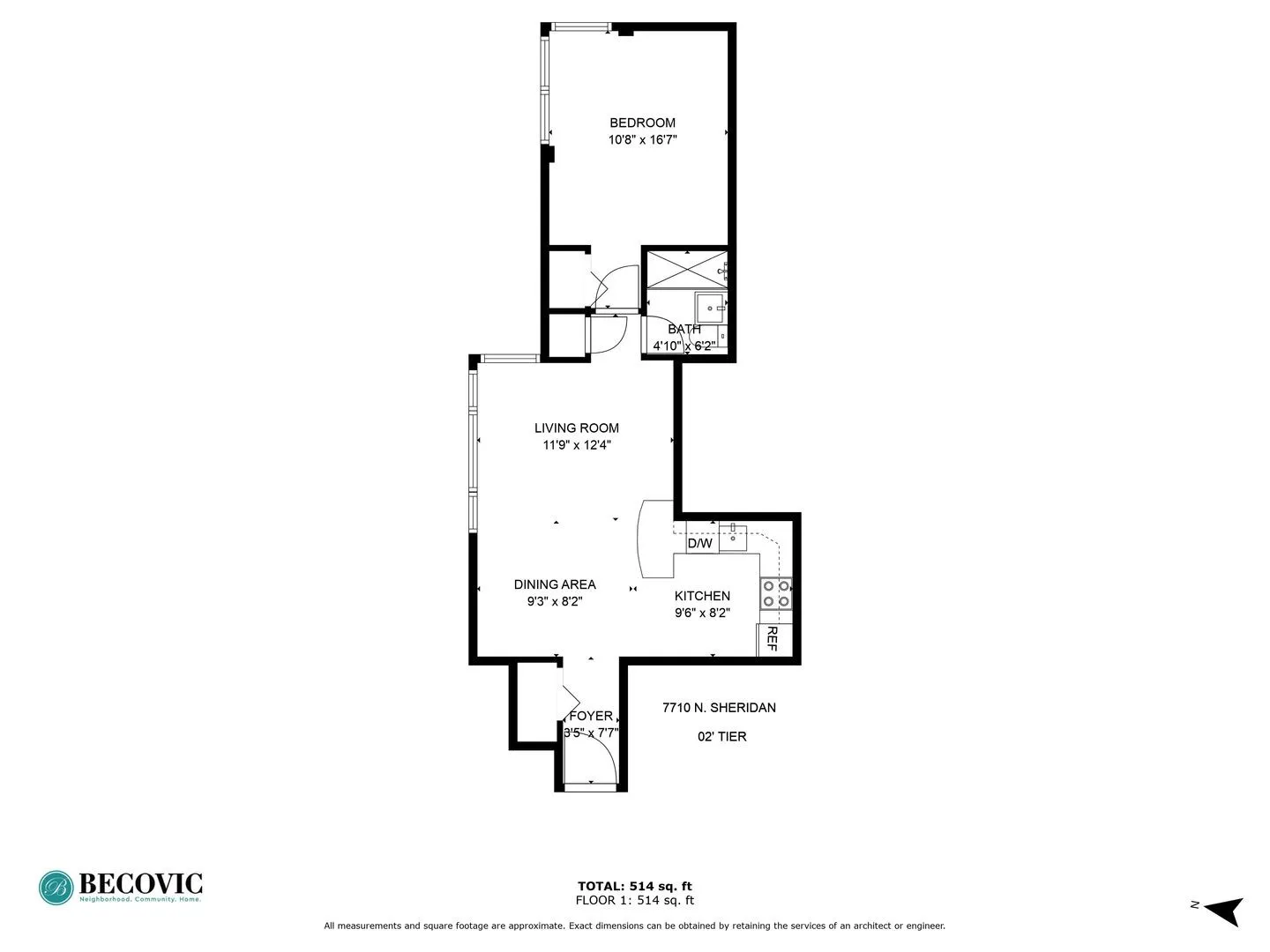 7710 N Sheridan Rd, ,  60626, USA 60626-unit#502-Chicago-IL