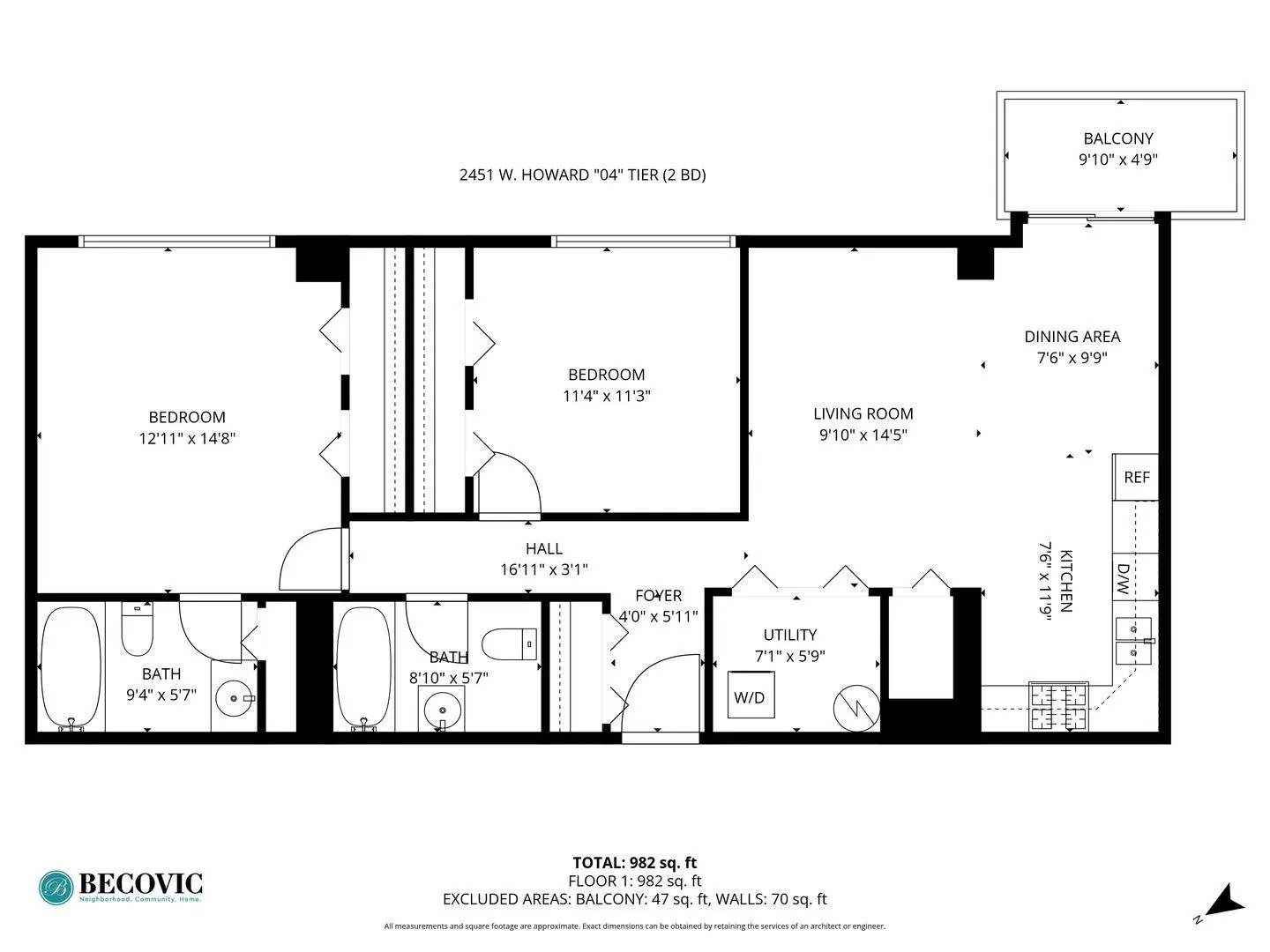 2451 W Howard St, ,  60645, USA 60645-unit#504-Chicago-IL
