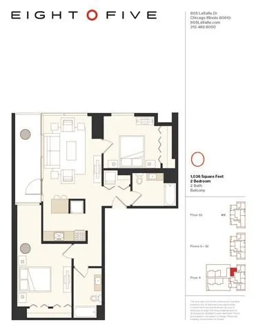 805 N La Salle Dr, ,  60610, USA 60610-unit#404-Chicago-IL