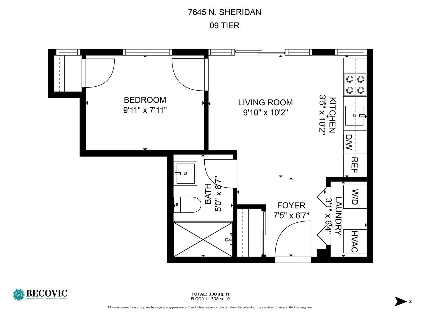 7645 N Sheridan Rd, ,  60626, USA 60626-unit#209-Chicago-IL