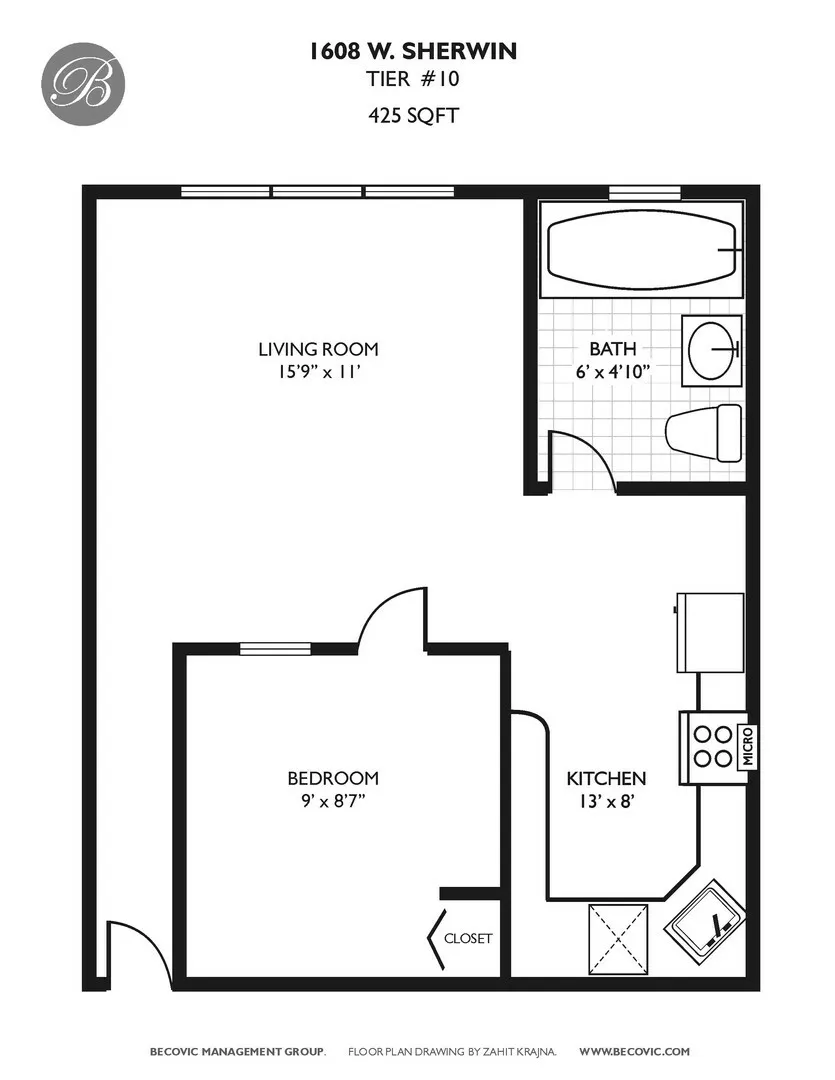 1608 W Sherwin Ave, , 60626, USA 60626-unit#710-Chicago-IL