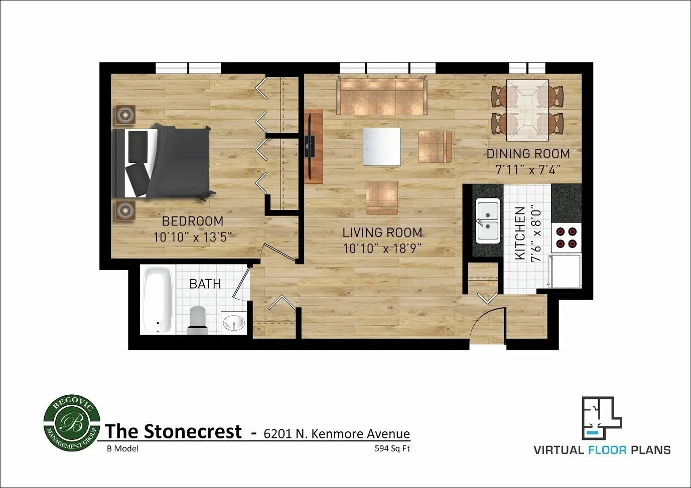6201 N Kenmore Ave, ,  60660, USA 60660-unit#4B-Chicago-IL