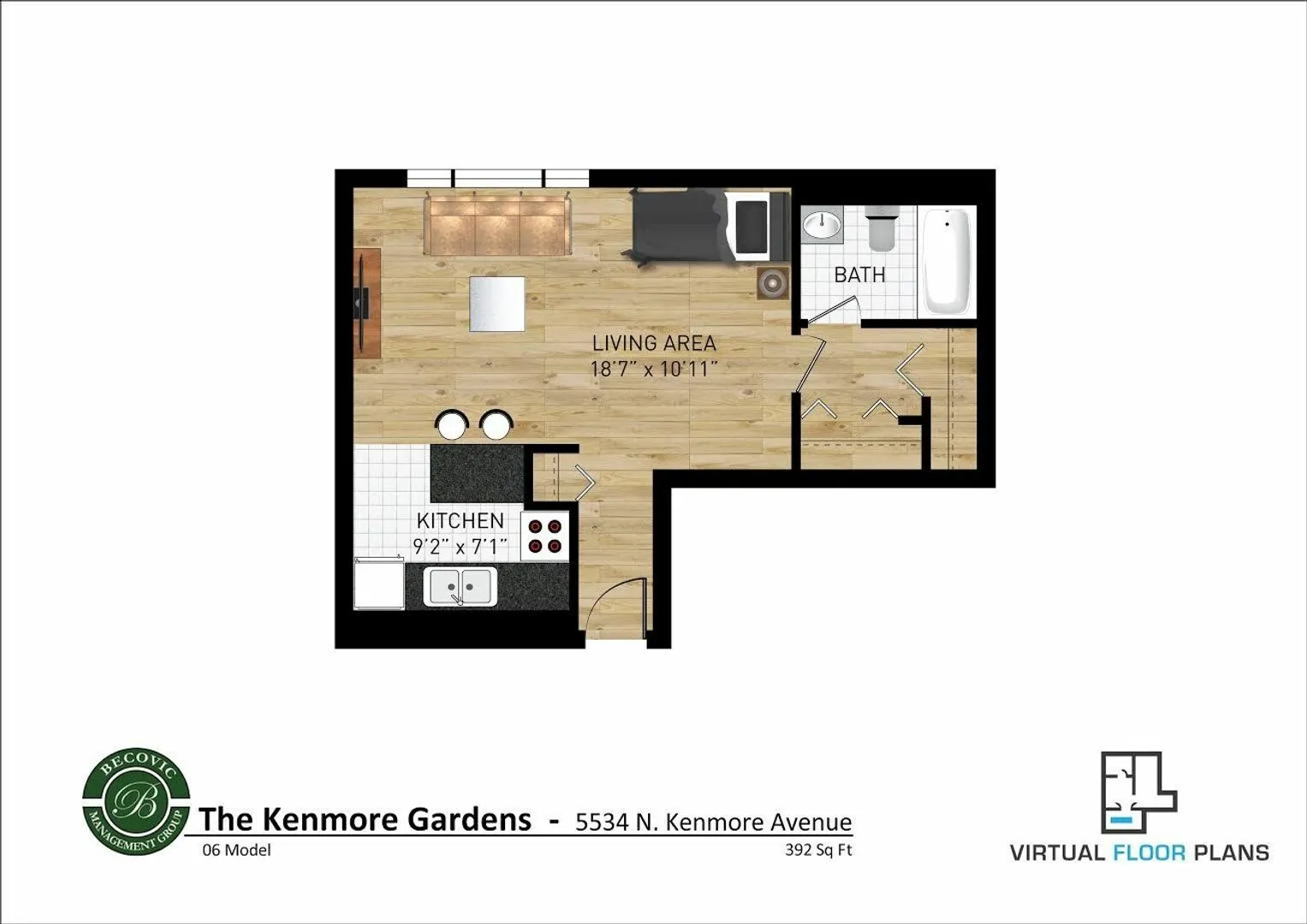 5534 N Kenmore Ave, ,  60640, USA 60640-unit#506-Chicago-IL