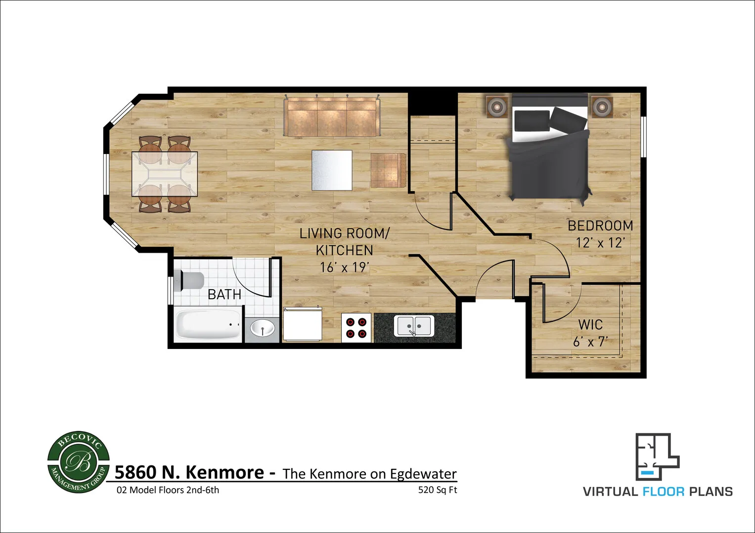 5860 N Kenmore Ave, ,  60660, USA 60660-unit#402-Chicago-IL