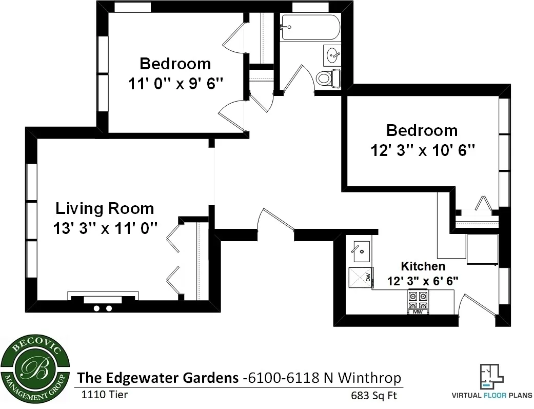 1110 W Glenlake Ave, ,  60660, USA 60660-unit#3RD FLOOR-Chicago-IL