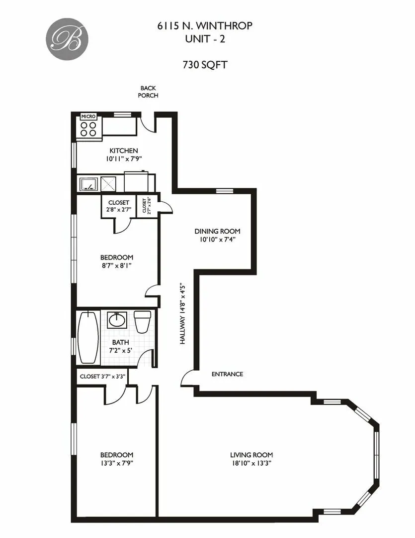 6115 N Winthrop Ave, ,  60660, USA 60660-unit#2ND FLOOR-Chicago-IL
