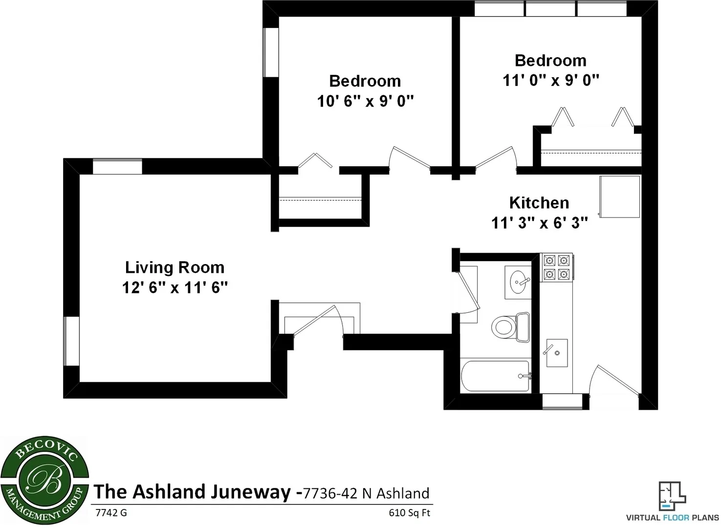 7742 N Ashland Ave, ,  60626, USA 60626-unit#G-Chicago-IL