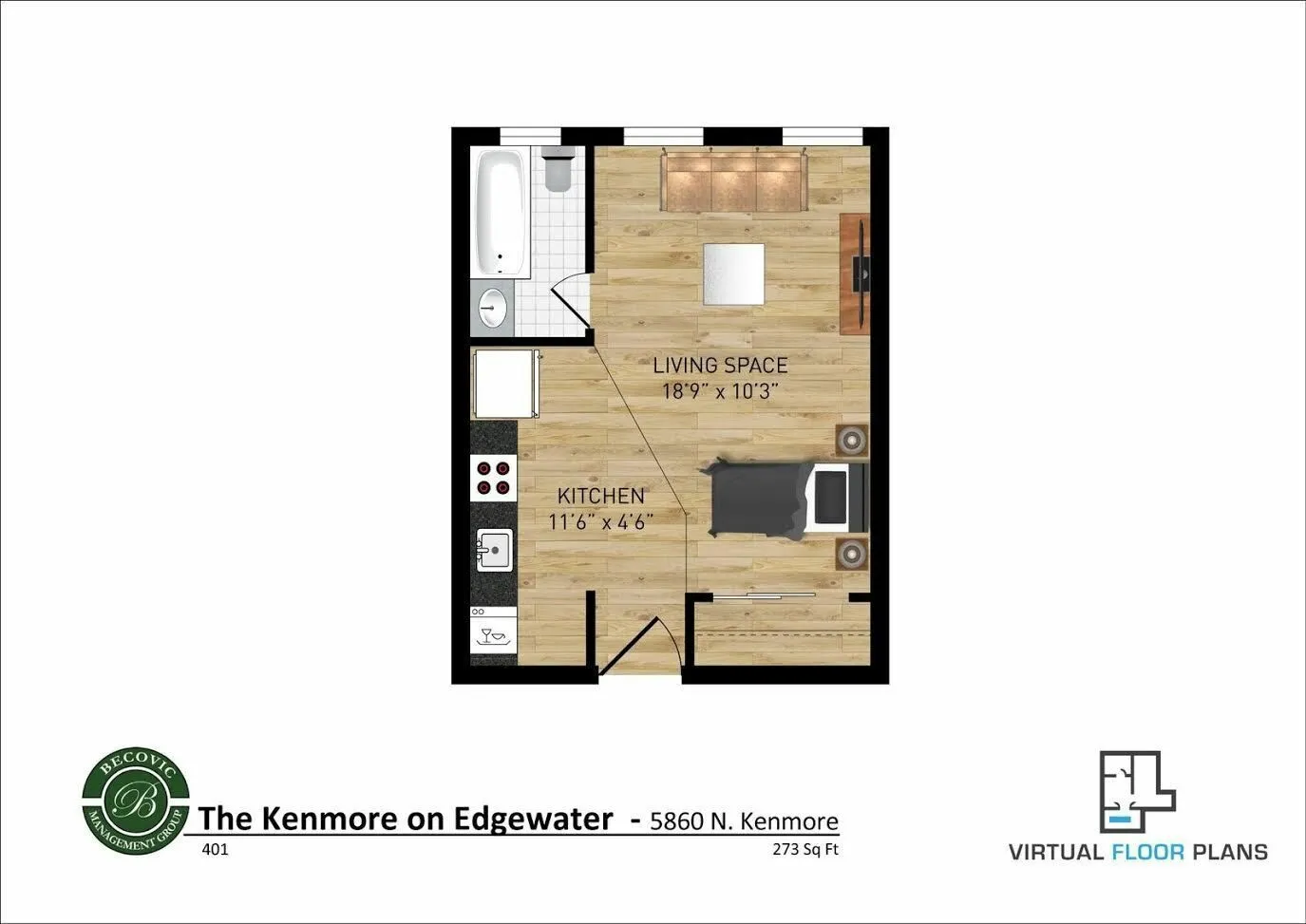 5860 N Kenmore Ave, ,  60660, USA 60660-unit#301-Chicago-IL
