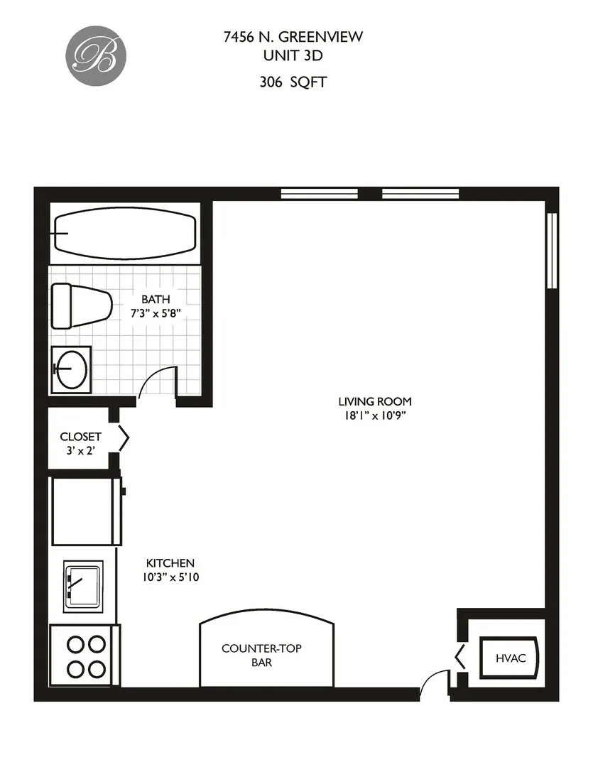 7456 N Greenview Ave, ,  60626, USA 60626-unit#3D-Chicago-IL
