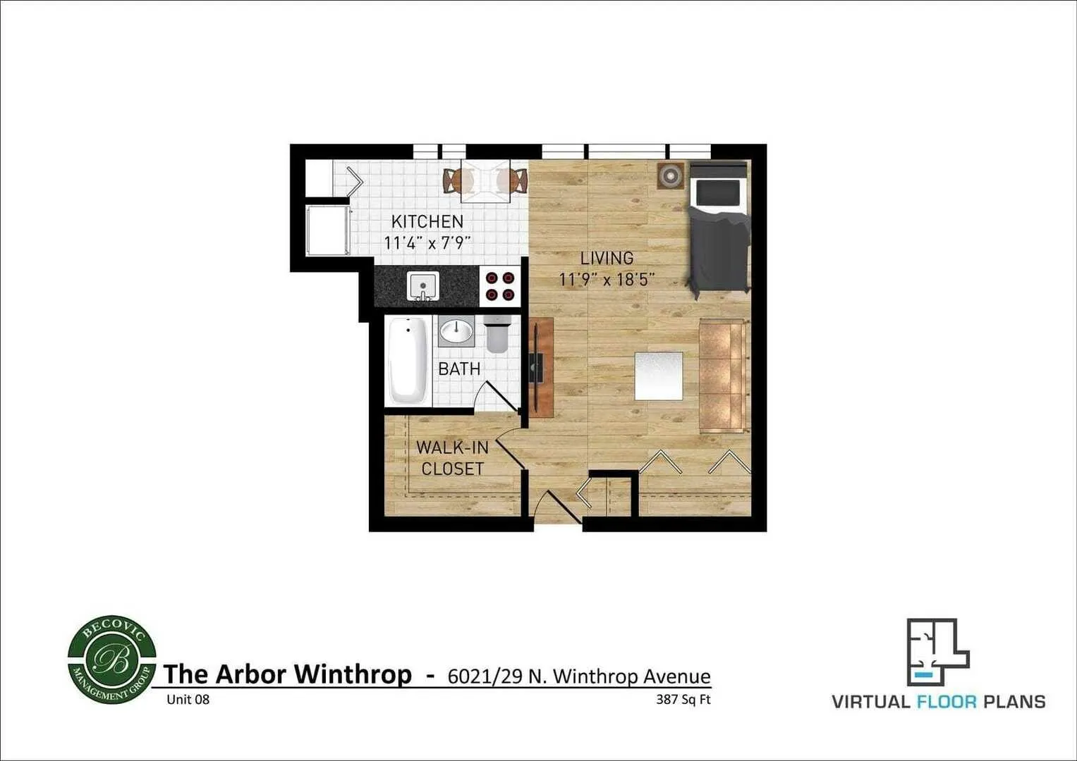 6021 N Winthrop Ave, , 60660, USA 60660-unit#408-Chicago-IL