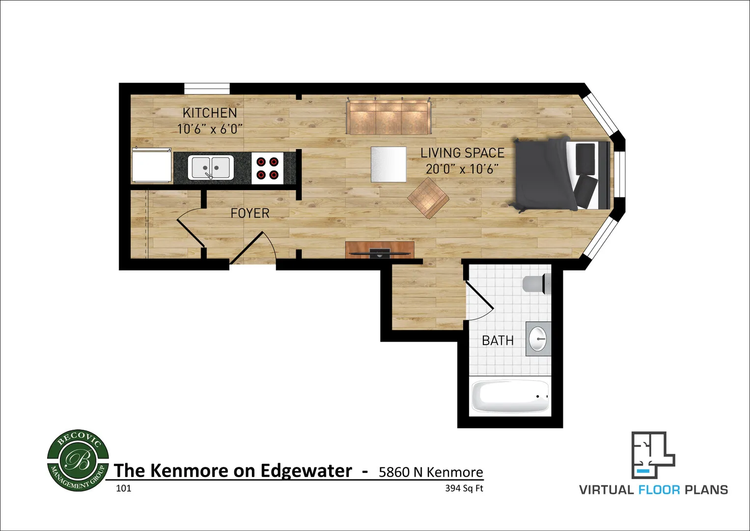 5860 N Kenmore Ave, , 60660, USA 60660-unit#101-Chicago-IL