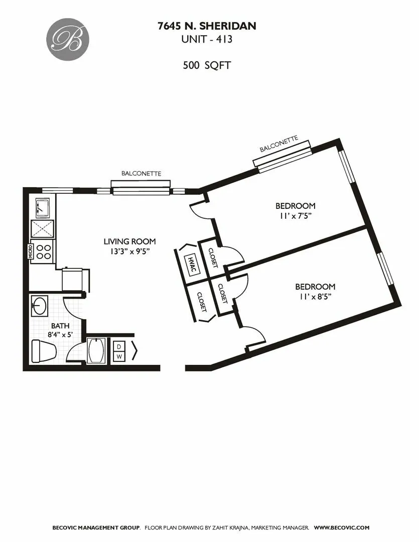 7645 N Sheridan Rd, , 60626, USA 60626-unit#413-Chicago-IL