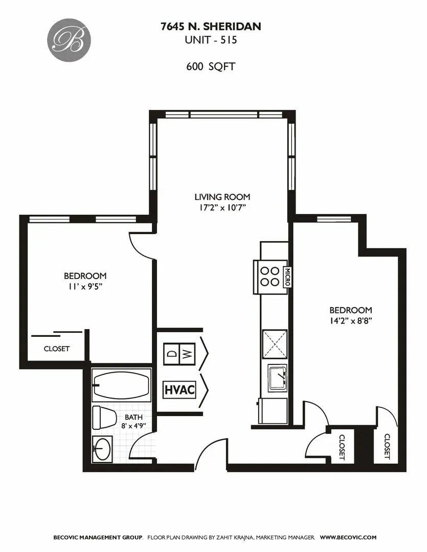 7645 N Sheridan Rd, ,  60626, USA 60626-unit#515-Chicago-IL