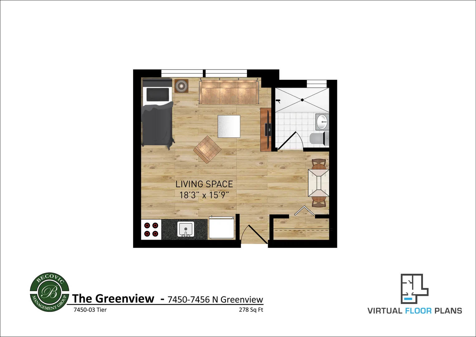 7450 N Greenview Ave, , 60626, USA 60626-unit#53-Chicago-IL