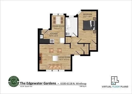 6114 1/2 N Winthrop Ave, ,  60660, USA 60660-unit#2N-Chicago-IL