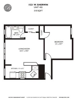 1521 W Sherwin Ave, ,  60626, USA 60626-unit#601-Chicago-IL