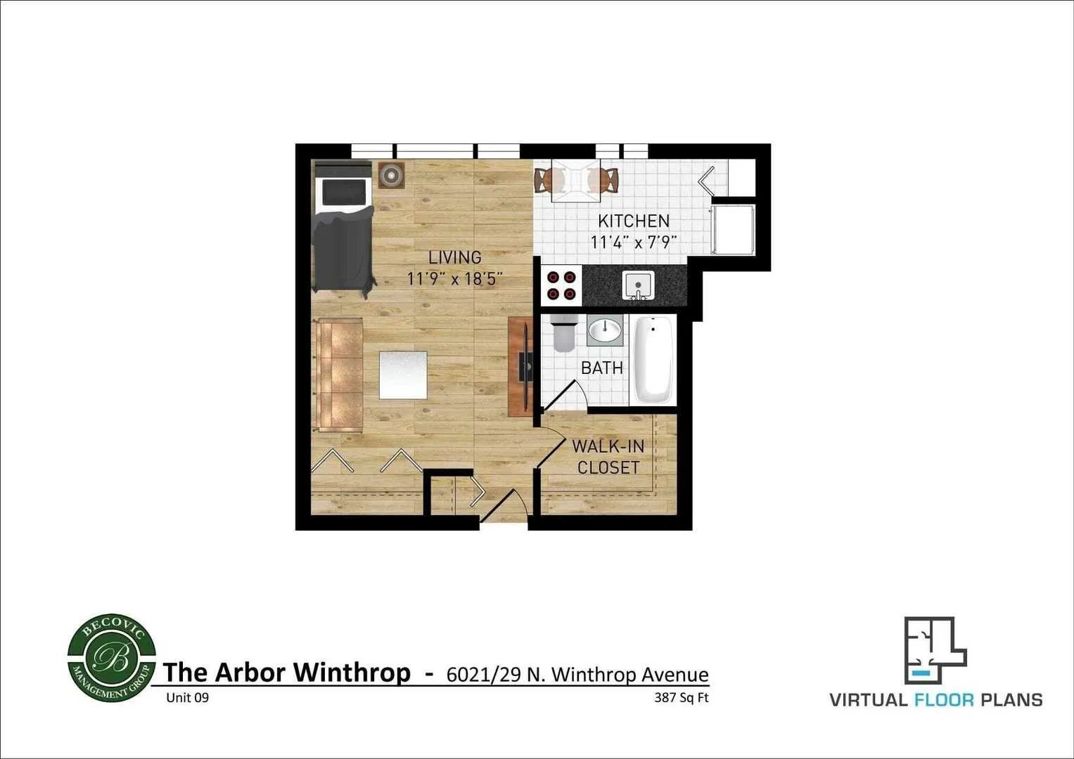 6021 N Winthrop Ave, ,  60660, USA 60660-unit#409-Chicago-IL