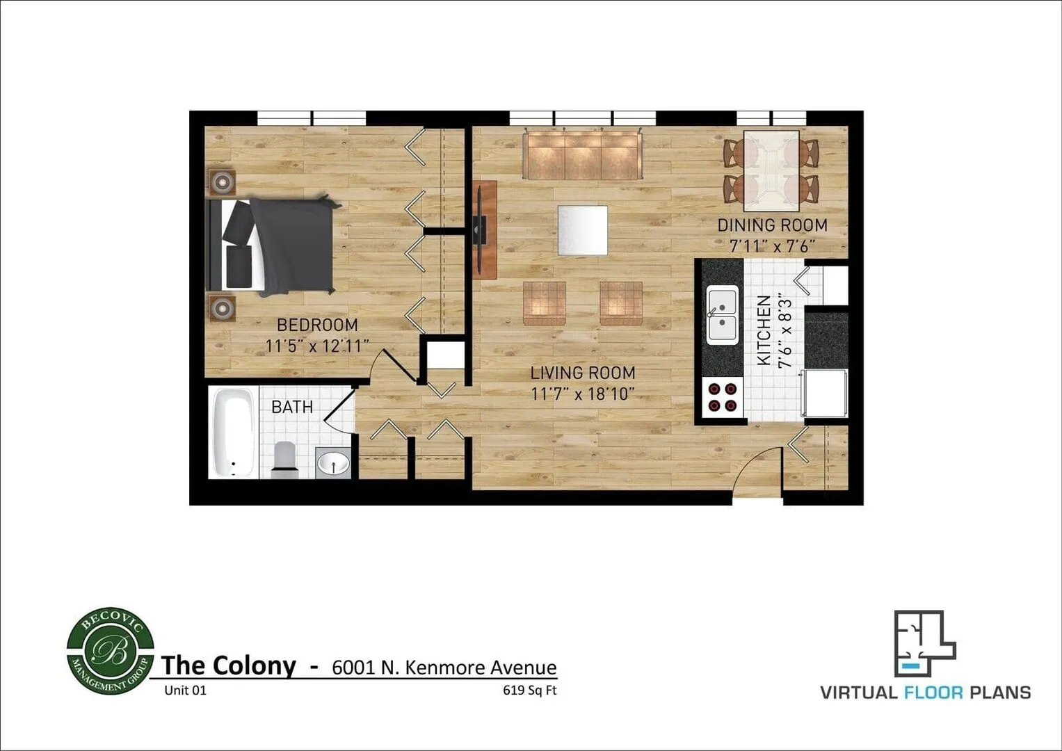 6001 N Kenmore Ave, , 60660, USA 60660-unit#401-Chicago-IL