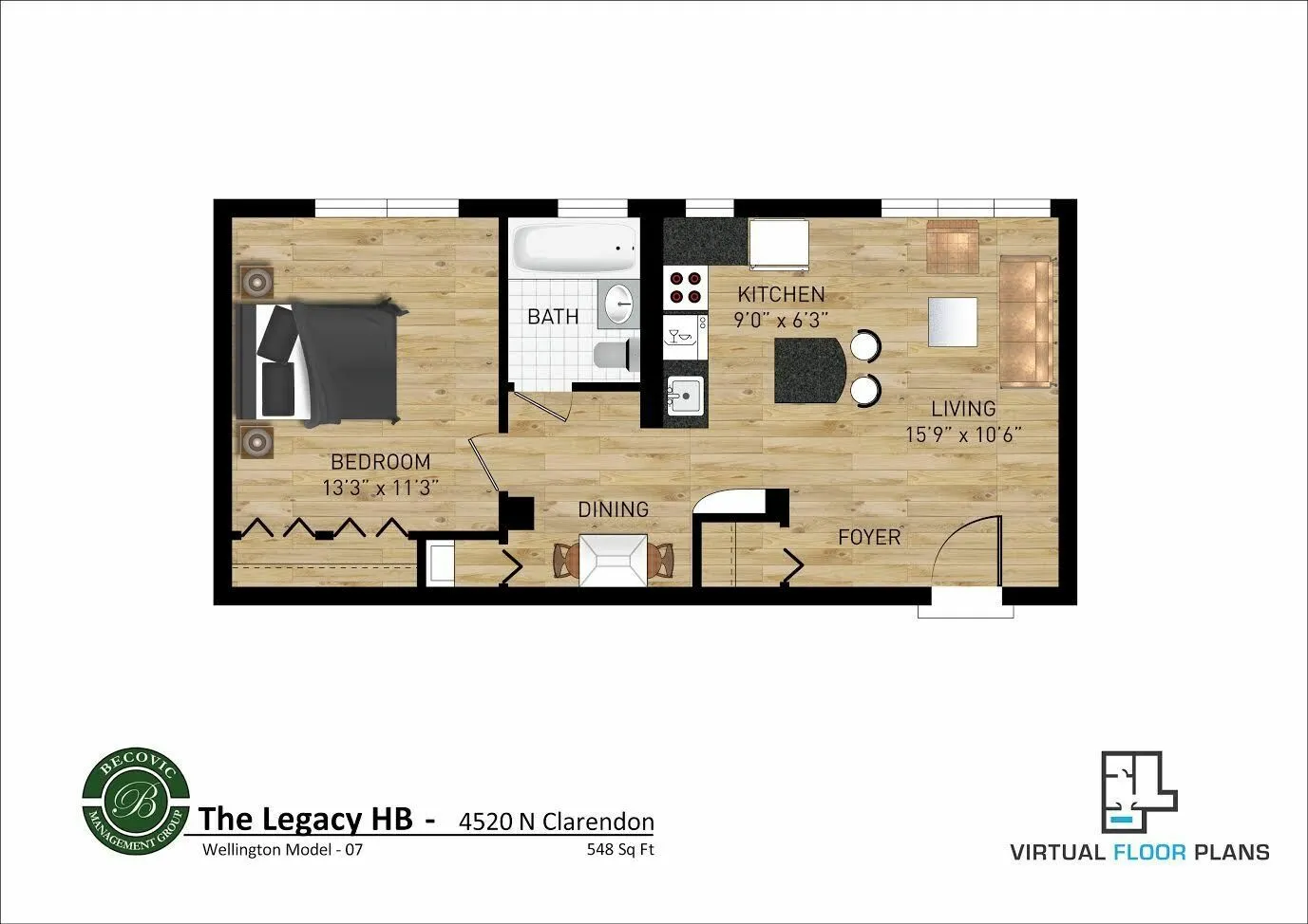 4520 N Clarendon Ave, , 60640, USA 60640-unit#407-Chicago-IL