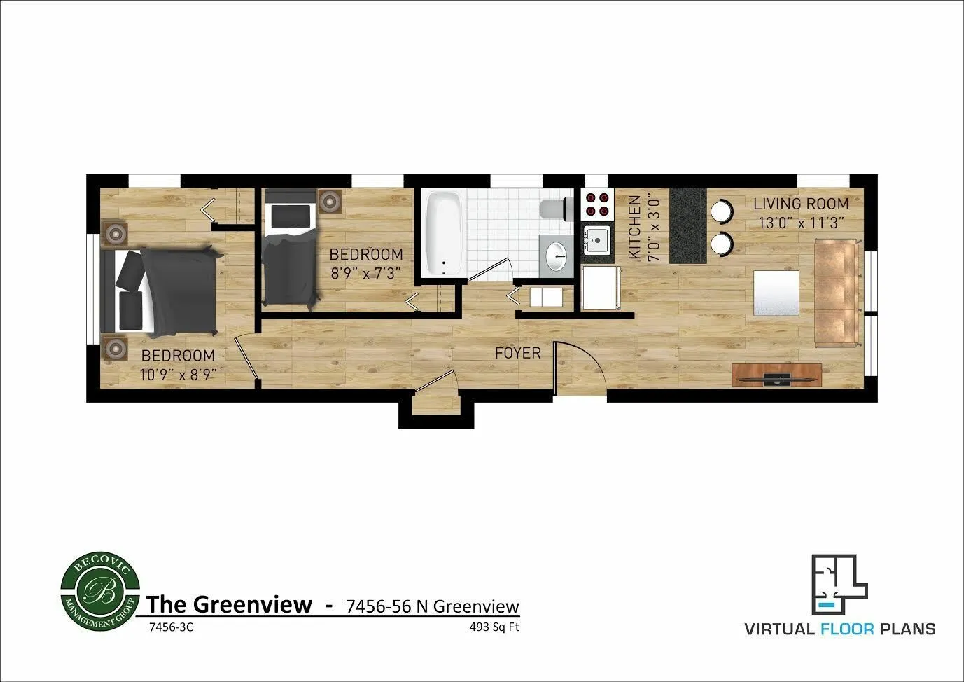 7456 N Greenview Ave, ,  60626, USA 60626-unit#3C-Chicago-IL