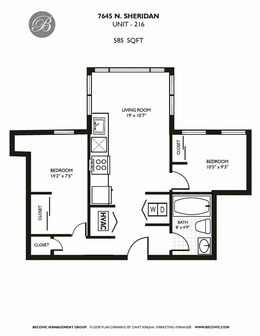 7645 N Sheridan Rd, ,  60626, USA 60626-unit#216-Chicago-IL