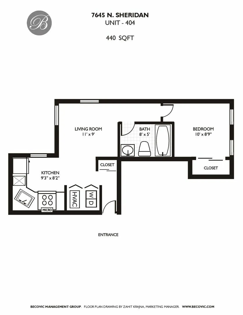 7645 N Sheridan Rd, ,  60626, USA 60626-unit#404-Chicago-IL