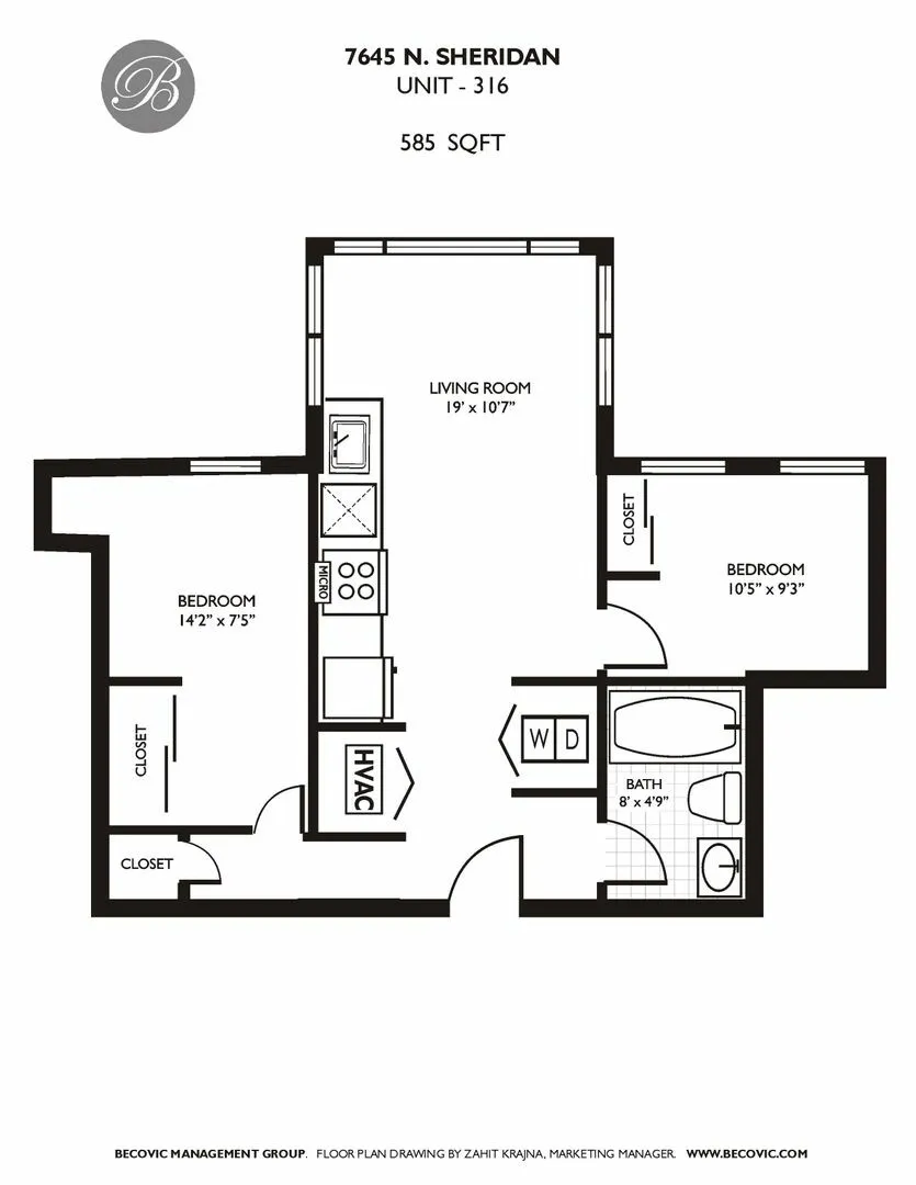 7645 N Sheridan Rd, , 60626, USA 60626-unit#316-Chicago-IL