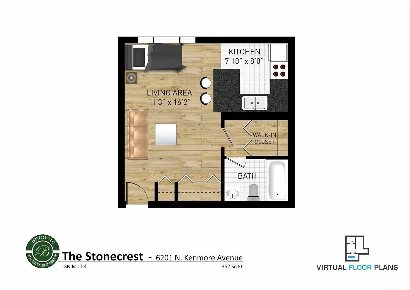 6201 N Kenmore Ave, , 60660, USA 60660-unit#GN-Chicago-IL