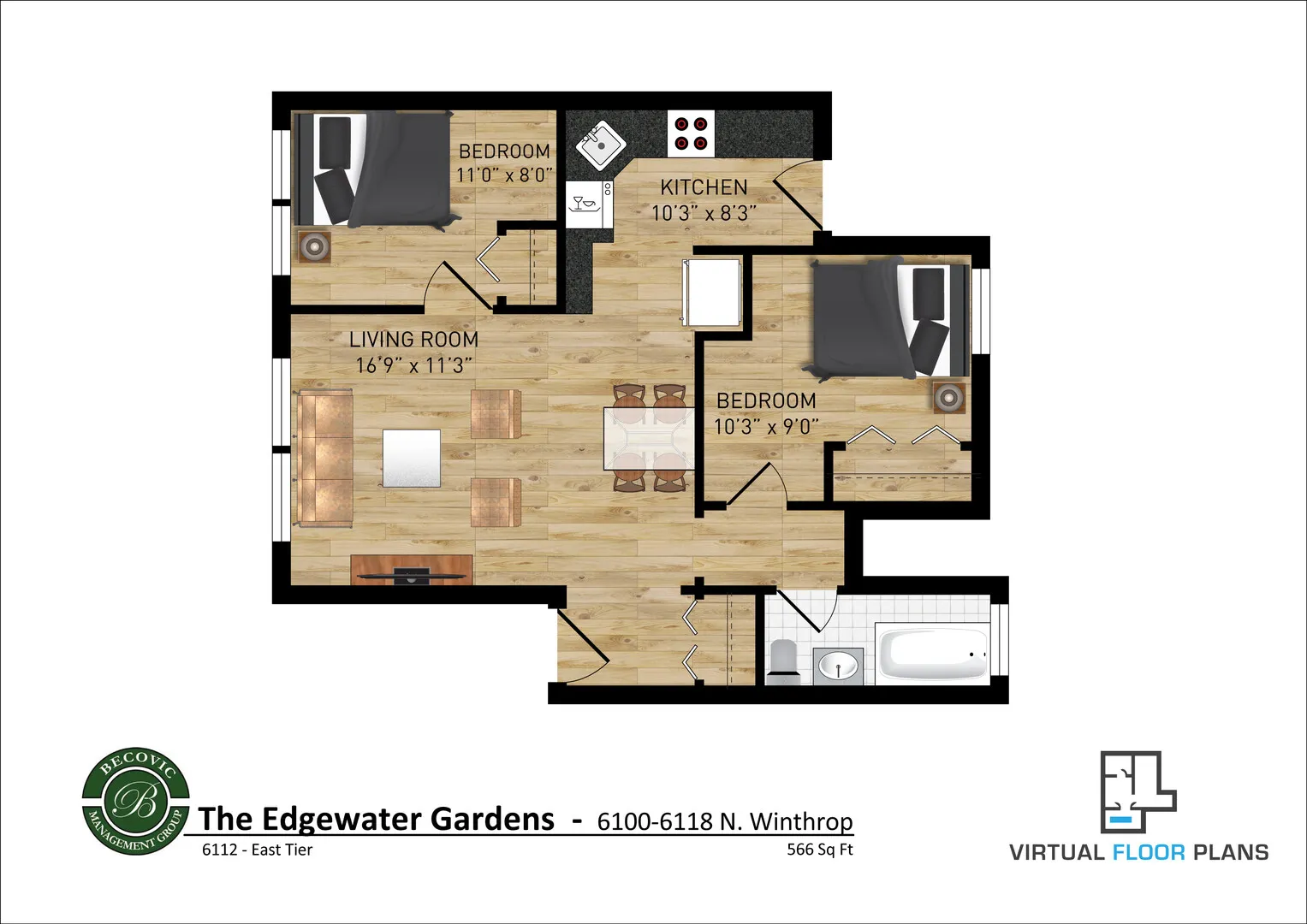 6112 N Winthrop Ave, , 60660, USA 60660-unit#3E-Chicago-IL