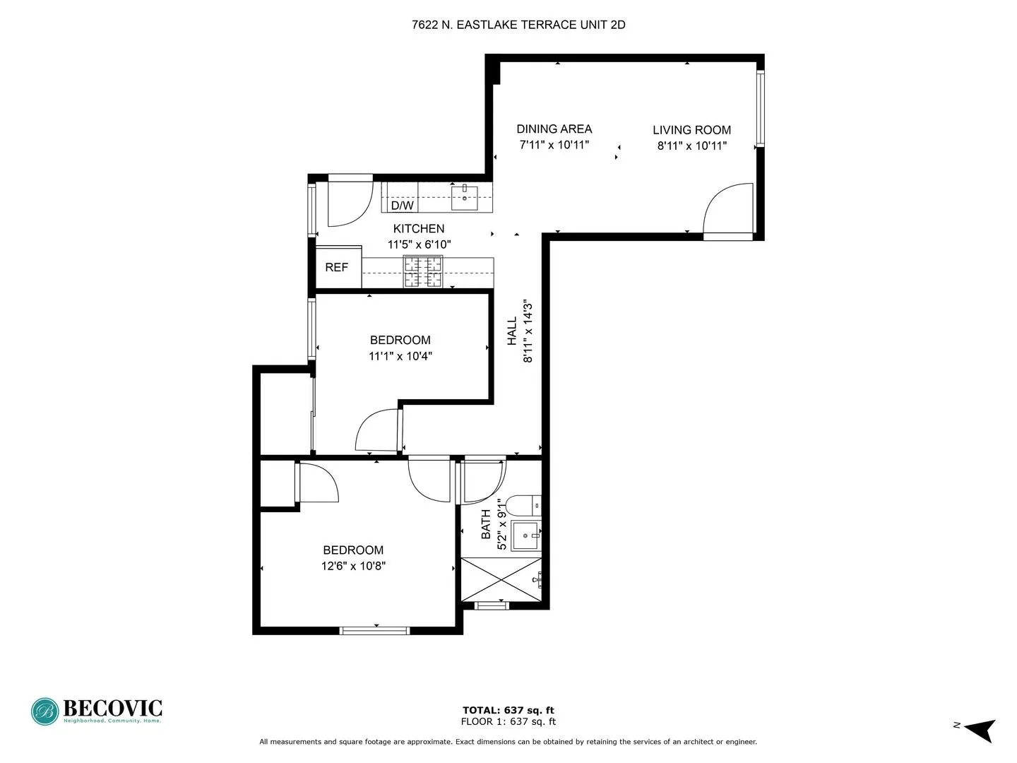 7622 N Eastlake Terrace, ,  60626, USA 60626-unit#2D-Chicago-IL