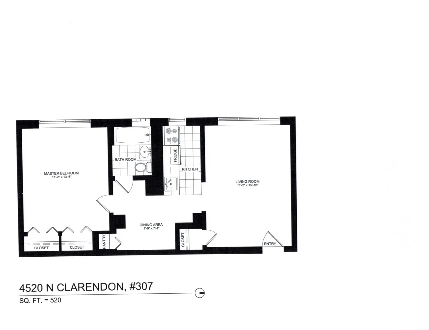 4520 N Clarendon Ave, ,  60613, USA 60640-unit#907-Chicago-IL