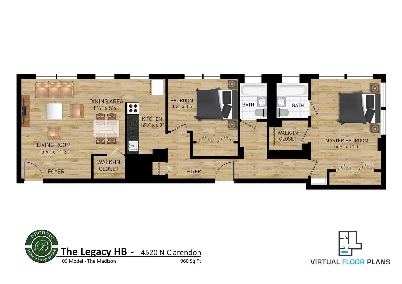 4520 N Clarendon Ave, ,  60640, USA 60640-unit#409-Chicago-IL