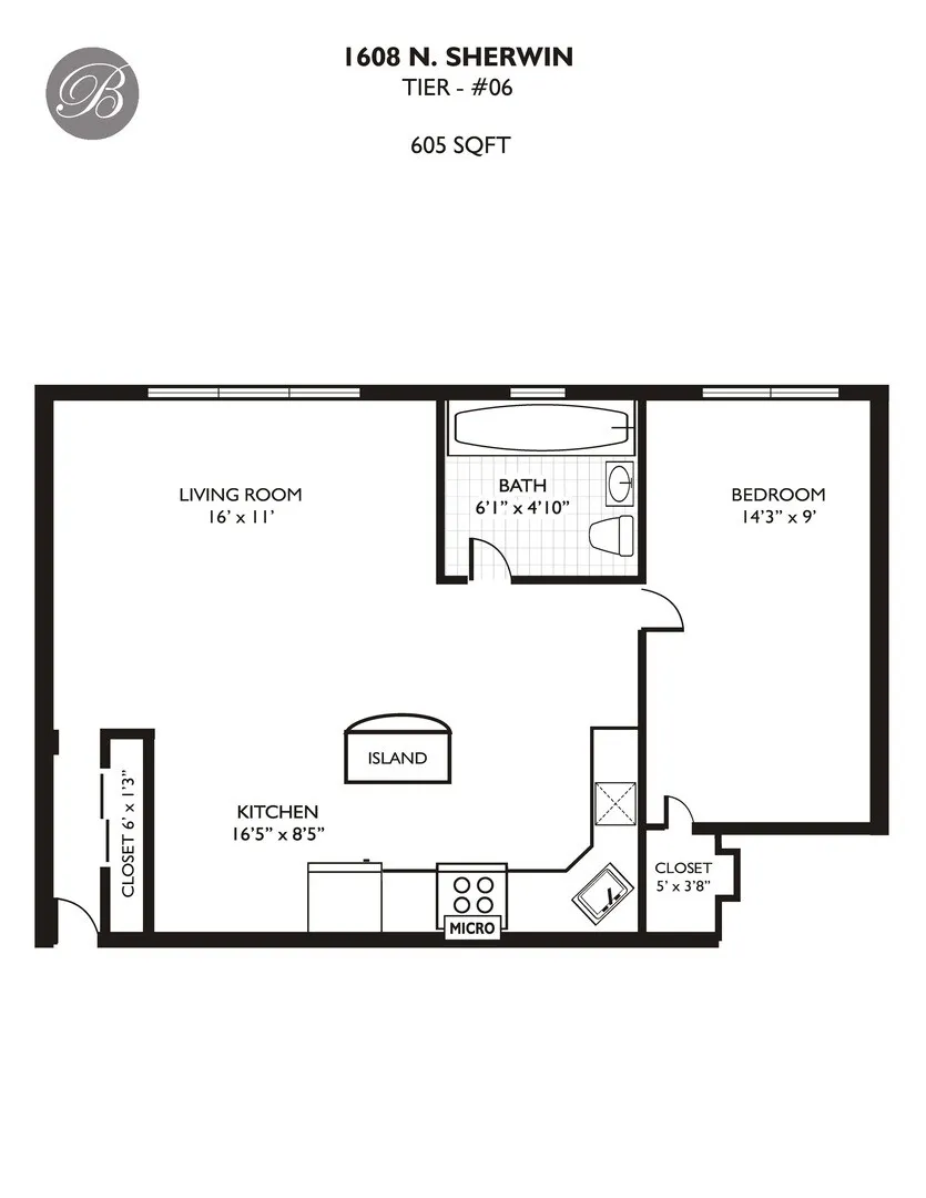 1608 W Sherwin Ave, ,  60626, USA 60626-unit#506-Chicago-IL