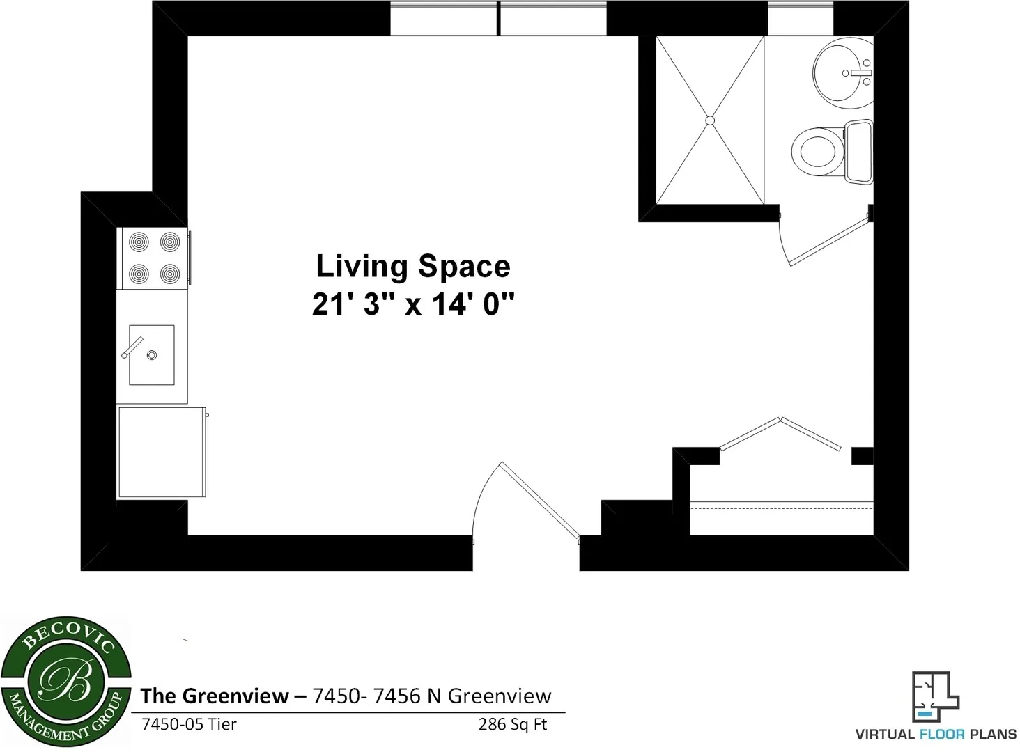 7450 N Greenview Ave, ,  60626, USA 60626-unit#65-Chicago-IL