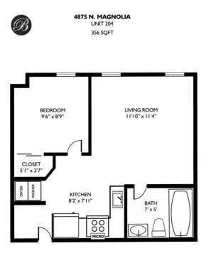 4875 N Magnolia Ave, ,  60640, USA 60640-unit#404-Chicago-IL
