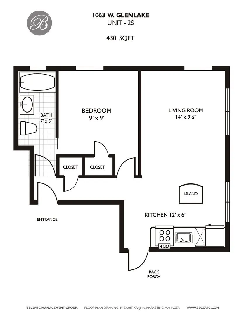 1063 W Glenlake Ave, , 60660, USA 60660-unit#2S-Chicago-IL