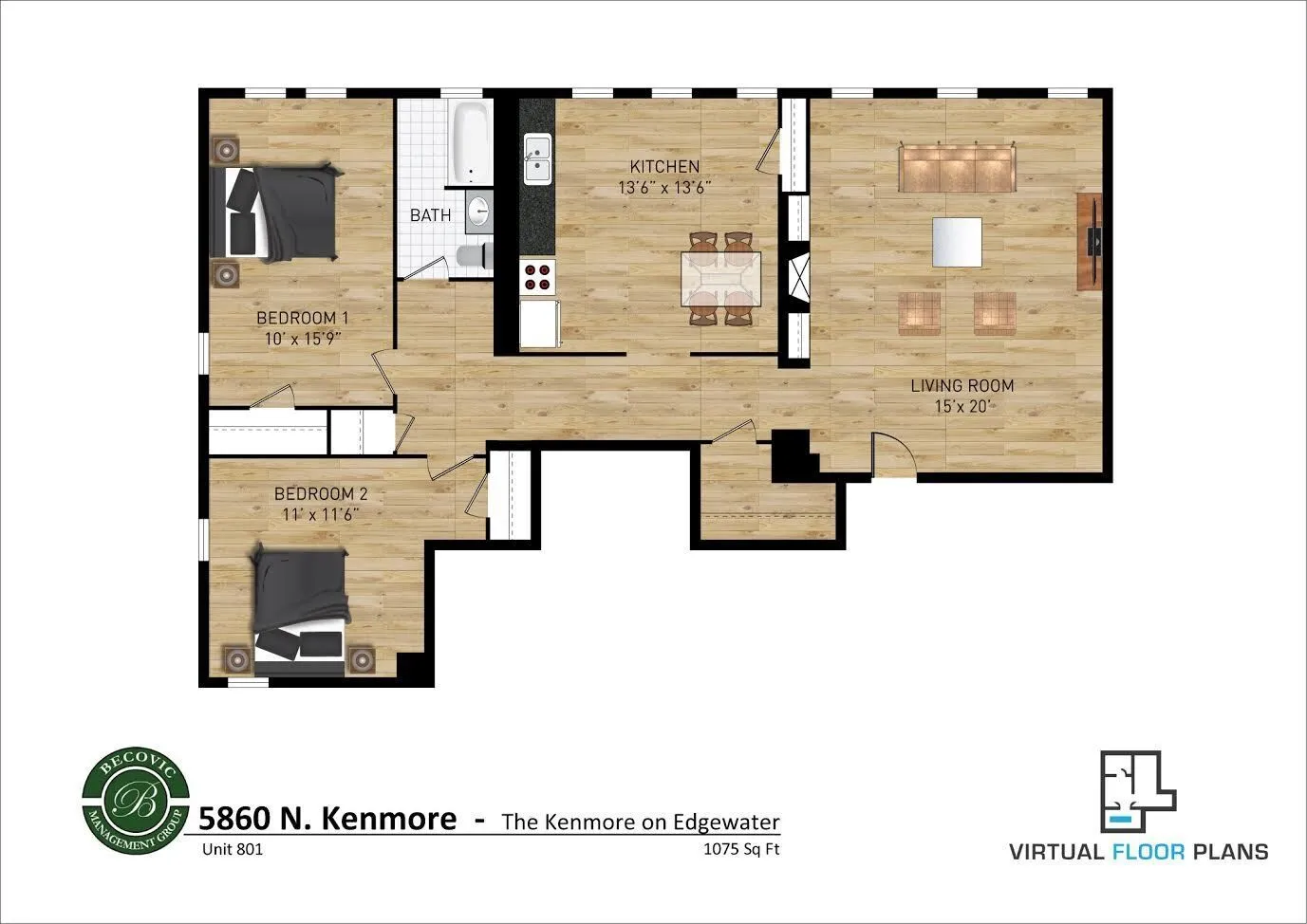 5860 N Kenmore Ave, ,  60660, USA 60660-unit#801-Chicago-IL