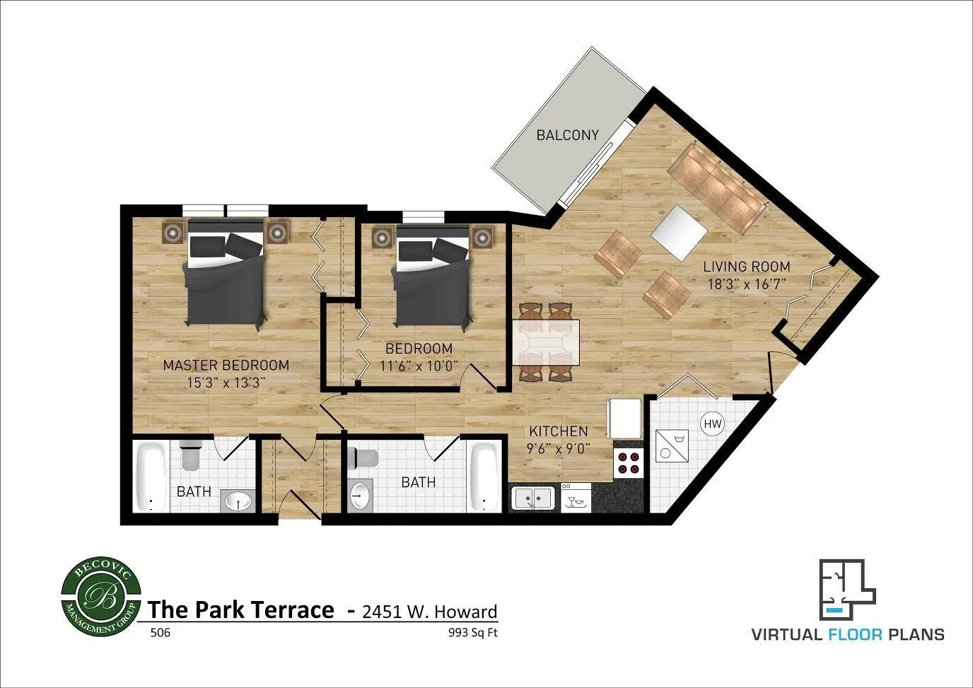 2451 W Howard St, ,  60645, USA 60645-unit#406-Chicago-IL